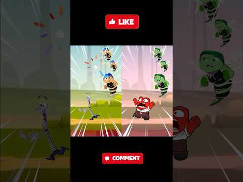 POV A Curious Angry vs Fear Escapes From Bees - Which do you like? - Inside Out 2 #shots #insideout2