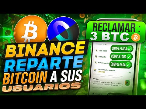 ¡TIENES 6 DIAS! - RECLAMA $BITCOIN GRATIS (300.000$) EN BINANCE POR SER USUARIO **PASO A PASO**