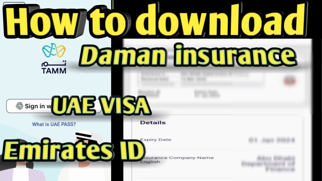 How To Check Daman Insurance By Emirates Id  2024