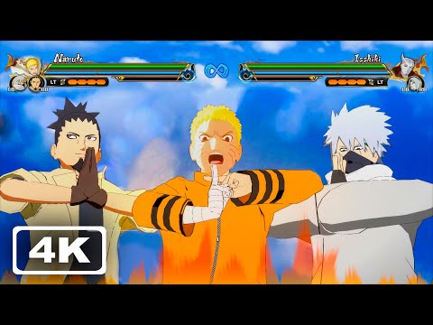 All Hokages Ultimate Jutsus & Transformations (4K 60fps) - Naruto Storm Connections