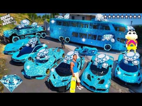FRANKLIN TOUCH ANYTHING BECOME GOLD || EVERYTHING IS FREE IN GTA 5