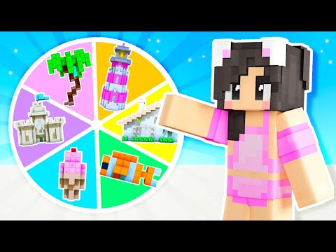 💜Wheel Spin Decides My SUMMER House In Minecraft!