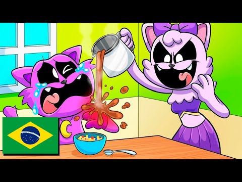 A IRMÃ DO CATNAP NÃO GOSTA DELE?! - Poppy Playtime Animação