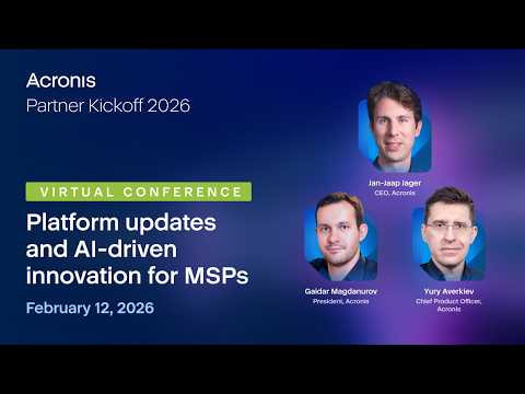 2026 Acronis Partner Kickoff