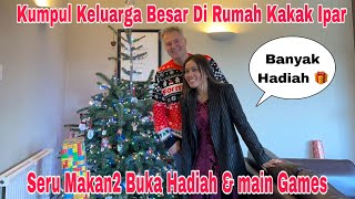 Kumpul Keluarga Besar Di Rumah Kakak Ipar! Seru kalau dah buka kado & Main Games 