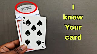 I know your Card | New Card Magic Trick in Hindi