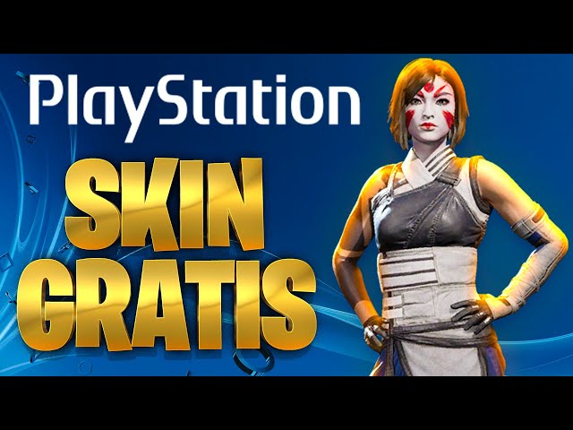 JOGUEI COM A NOVA SKIN GRÁTIS PRO PS4 E FIZ MUITA KILL!!!