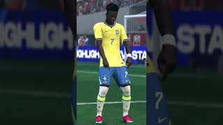 هدف فينيسيوس جونيور في النرويج match Simulation #shorts #vinicius #brazil