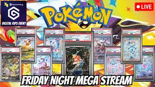 LIVE Pokemon FRIDAY NIGHT GRAILS MEGA STREAM!