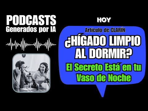 ¿HÍGADO LIMPIO AL DORMIR?. Podcast IA