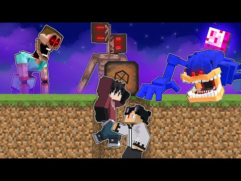 EPIC DOOMS DAY BUNKER vs SCARY MONSTERS in Minecraft