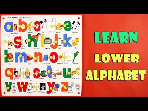 Learning How to Write the Lowercase Alphabet with Objects + More Kids Videos