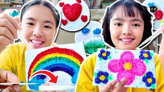 หนูยิ้มหนูแย้ม ระบายสีแล้วกระดาษพอง!? ของเล่นศิลปะสุดว้าว Puffy Paper 🎨✨