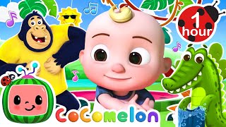 Dancing in the Jungle! 🦍 | CoComelon Nursery Rhymes & Kids Songs | Dance Party