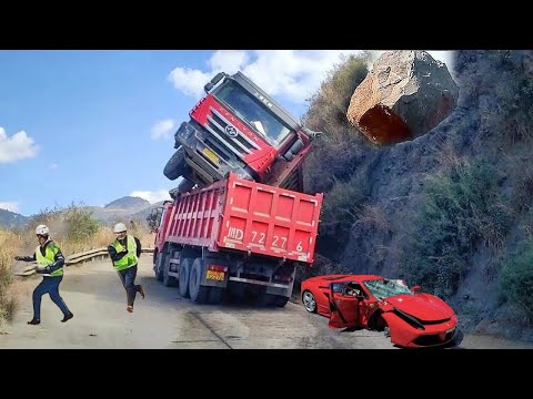 Dangerous Idiots Fastest Truck & Heavy Equipment Fails | Extreme Truck Idiots at Work #1