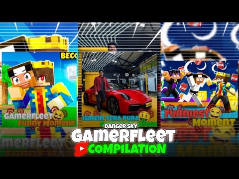 @GamerFleet  & Jack Bhaiya Funny Moments In Minecraft II Danger Sky.