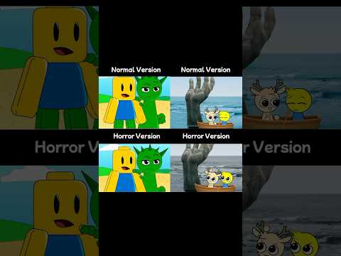 Sea hand monster 💀 😨 -  Sprunki x Brainrot - Horror vs Normal #shorts #memes