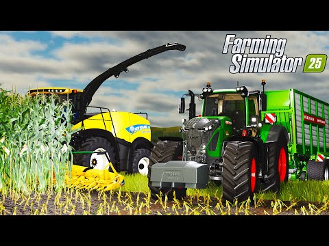 VIZINHO ESTA PRECISANDO DE AJUDA COM A SILAGEM , FUI CONTRATADO - Farming Simulator 25 | EP.36