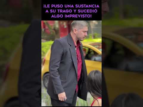 Le PUSO una SUSTANCIA a su TRAGO y SUCEDIÓ algo IMPREVISTO #short