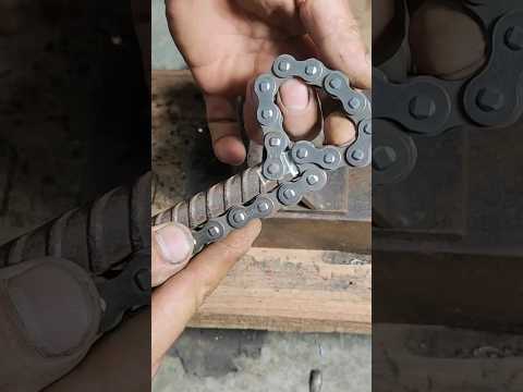 #diy , cách tự chế khóa xích từ phế liệu cực kỳ đơn giản
