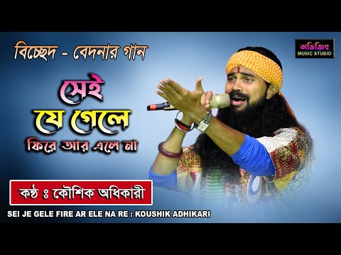 Sei Je Gele Fire Ar Ele Na | Koushik Adhikari | সেই যে গেলে | কৌশিক অধিকারী | Avijit Music Studio