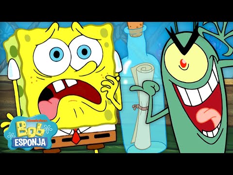 Bob Esponja | 60 MINUTOS de Plankton QUASE Roubando a Fórmula do Hambúrguer de Siri! 🍔 | Português