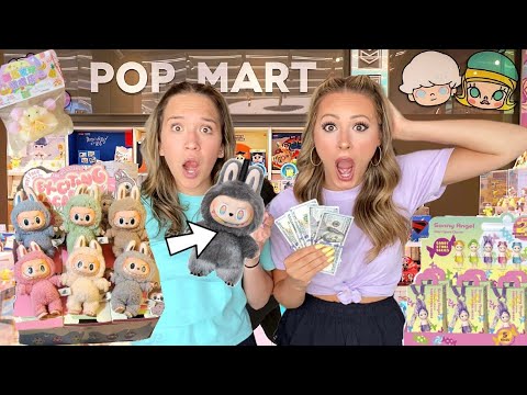 $100 SHOPPING FOR LABUBU’S, TABA SQUISHIES, & SONY ANGELS AT THE MALL 🛍😱