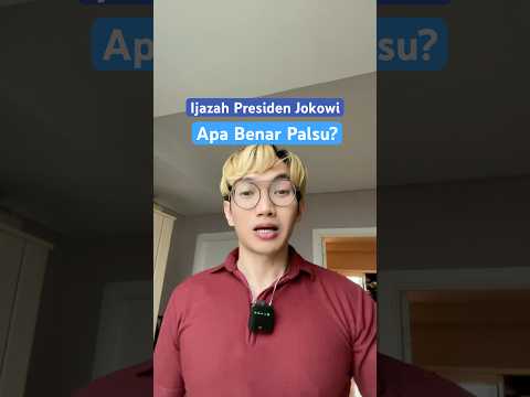 Ijazah Presiden Jokowi Beneran Palsu? #jokowi