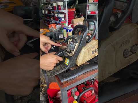 Recondition carburetor of chainsaw Stihl ms180 #chainsaw #Stihl #Husqvarna