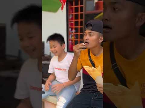 lelekcrepes nya kenak batu 😂 #daren456 #funny #daringseru #darin #streetfood #comedy #lucu #food