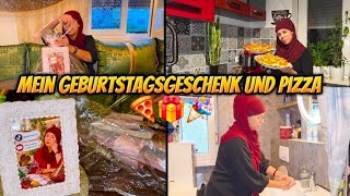 Mein Geburtstagsgeschenk und Pizza 🍕 🎁🎉