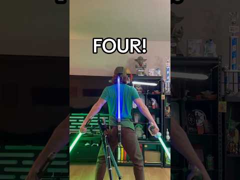 I Can Only Count to 4 Lightsabers! #lightsaber #starwars