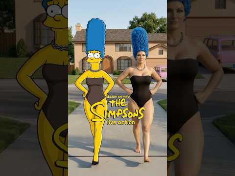 Breaking: The Simpsons Cast in Real Life! 🎬💥 #thesimpsons