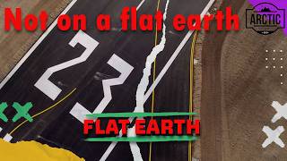 Numbers on a Runway Prove the Earth is Round