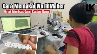 TUTORIAL Cara Membuat Gantungan Kunci Custom Nama dengan Printer 3D | Ide Bisnis Little Kenzo
