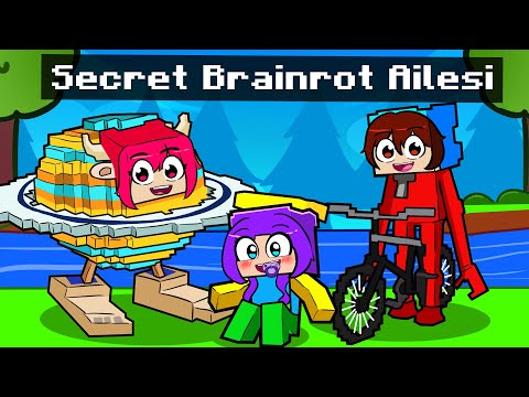 Minecraft'ta SECRET BRAINROT Ailesi Tarafından Büyütüldüm!