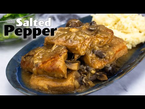 One-Pot Pork Chops with Gravy and Mashed Potatoes (Pressure Cooker Recipe)