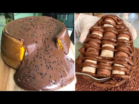 Creative Tasty Chocolate Cake Decorating Recipes | So Yummy Chocolate Cake Ideas - Easy Cakes #1