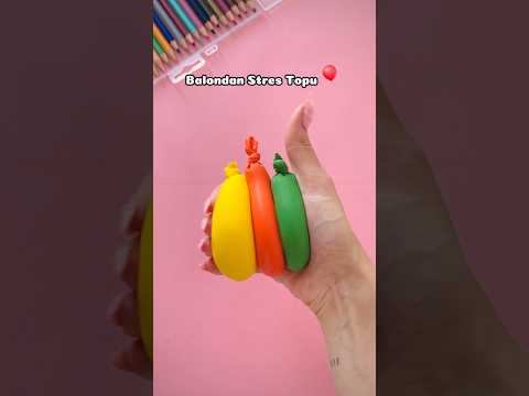 Balondan Stres Topu Yapımı! 🎈 🍒 #diy #balloon