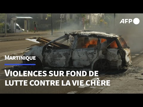 Martinique: violences urbaines et barrages à Fort-de-France | AFP