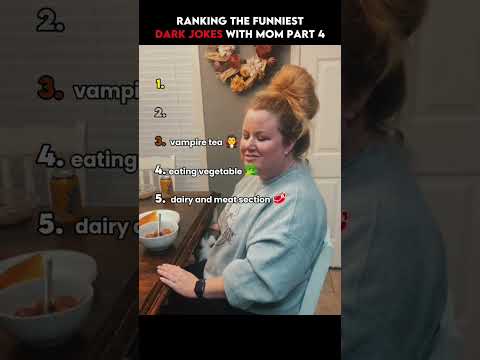 Ranking the Funniest Dark Jokes With Mom Part 4 😳😂 #shorts #funny #joke #darkhumor
