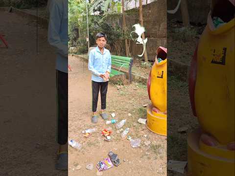 Garena Free Fire And Chotu Clean The Waste From Dustbin 🤩😂🔥 #shorts#freefireshorts