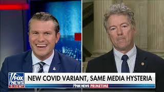 Dr. Rand Paul Addresses President Biden's Covid Hypocrisy - November 29, 2021