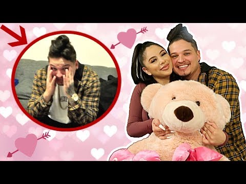 I THINK HE’S THE ONE 😍 I SURPRISED HIM FOR VALENTINES DAY *HE DIDN’T EXPECT THIS*