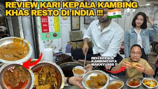 OH JADI INI KARI KEPALA KAMBING KHAS INDIA🇮🇳‼️ENAK PARAH AUTO HABISIN SAMPE KE UBUN2 UHUYYY‼️