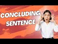 Concluding Sentences and Paragraph Structure