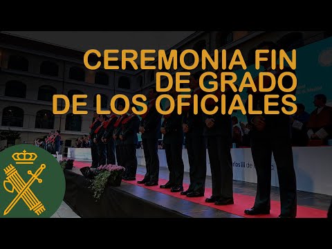 Ceremonia de fin de grado de los Oficiales de la Guardia Civil