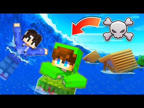 MASSIVE TSUNAMI in OMOCITY!🌊🌊🌊 - Minecraft (Tagalog)