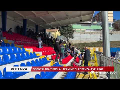 10 NOVEMBRE 2024 POTENZA SCONTRI TRA TIFOSI AL TERMINE DI POTENZA AVELLINO