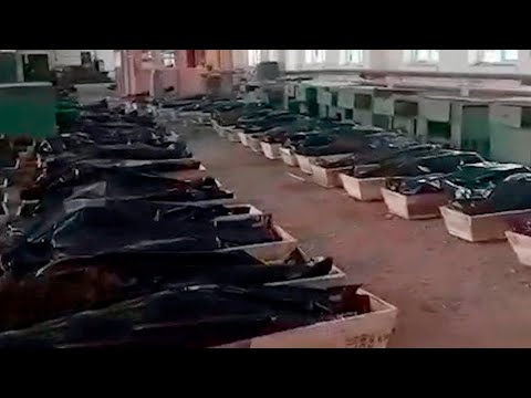 The massive morgue of Russian army: The casualties are beyond counting